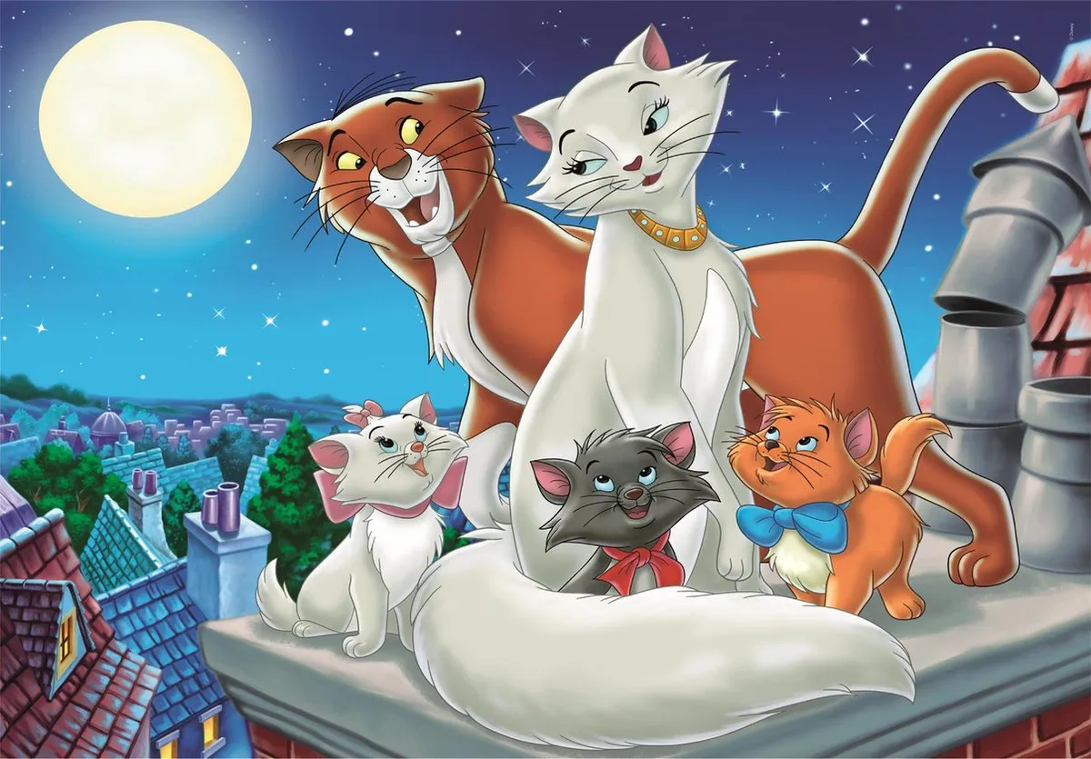 Clementoni Disney Classics Aristokatten Puzzel 30 Stuks - Multicolor - afbeelding 2 van 6