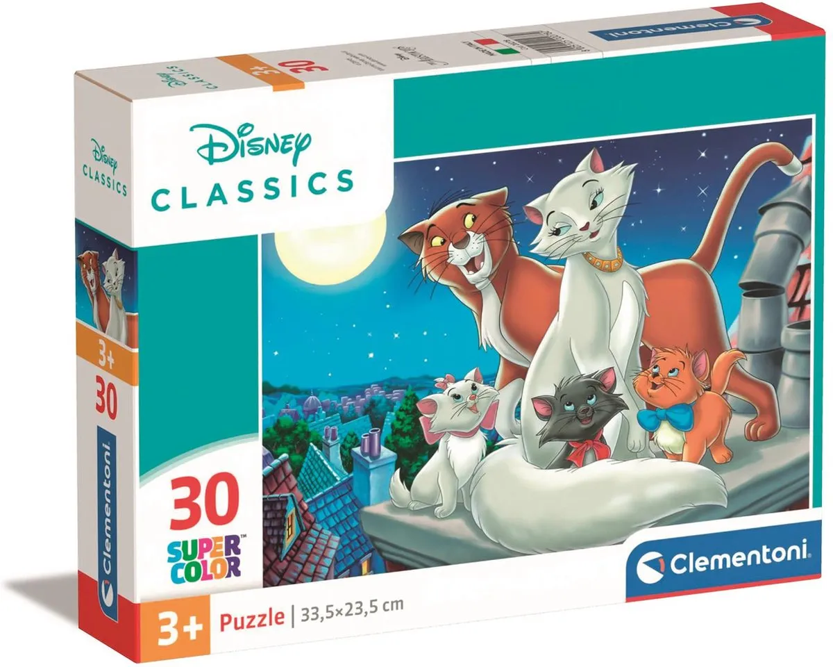 Clementoni Disney Classics Aristokatten Puzzel 30 Stuks