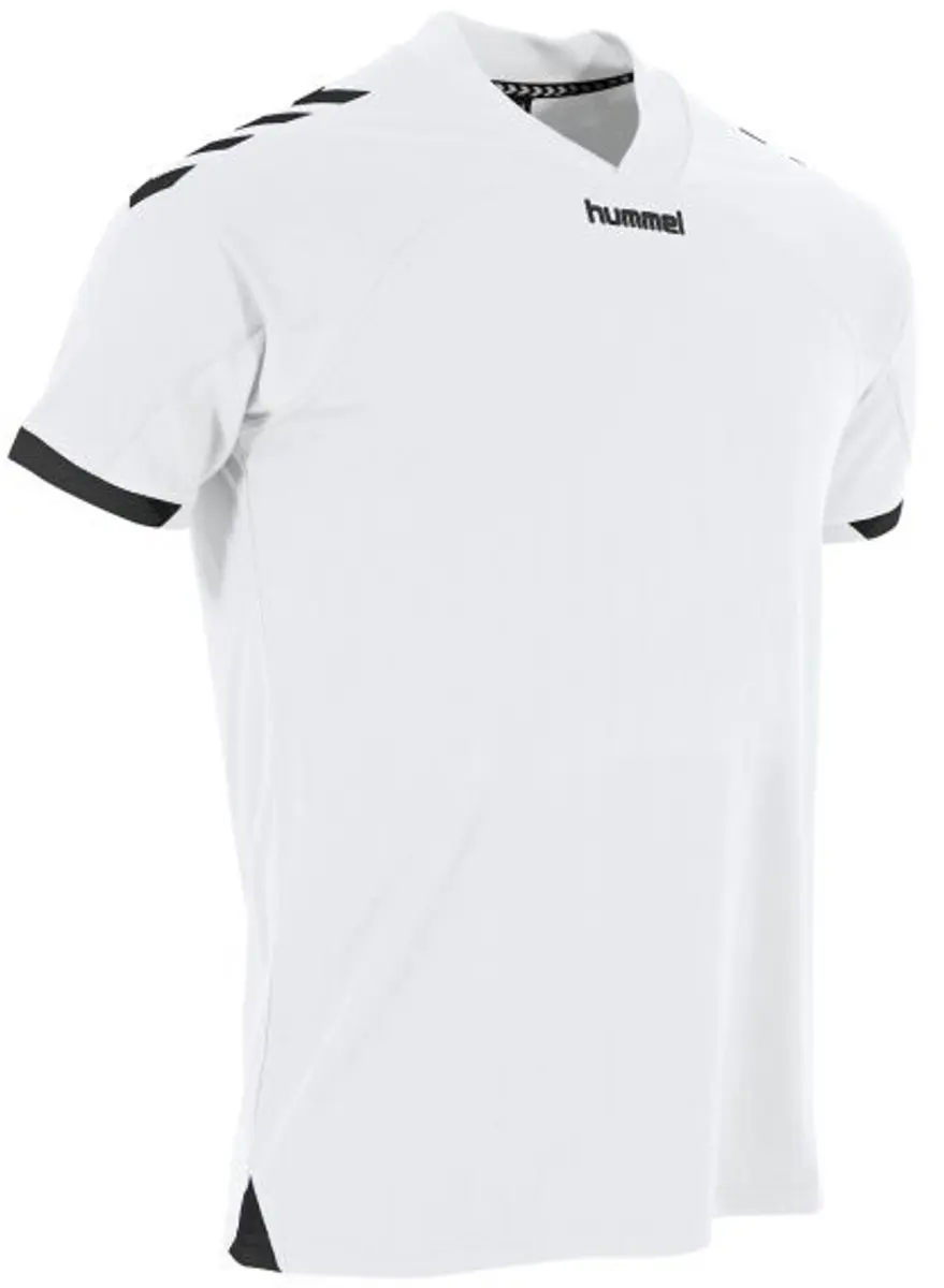 Hummel Fyn Shirt Korte Mouw Kinderen 140 - Wit/Zwart - afbeelding 6 van 6