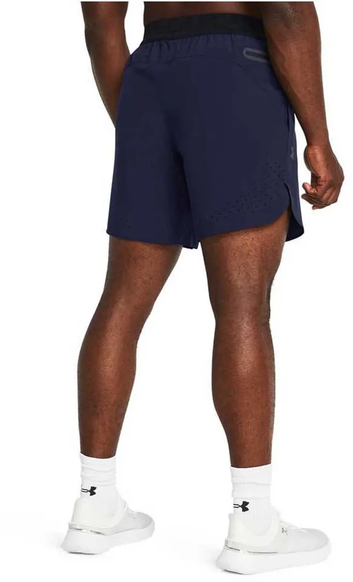 Under Armour Peak Woven Korte Broek L - Midnight Navy/Pitch Gray