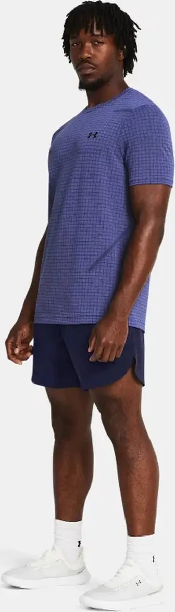 Under Armour Peak Woven Korte Broek L - Midnight Navy/Pitch Gray - afbeelding 6 van 6