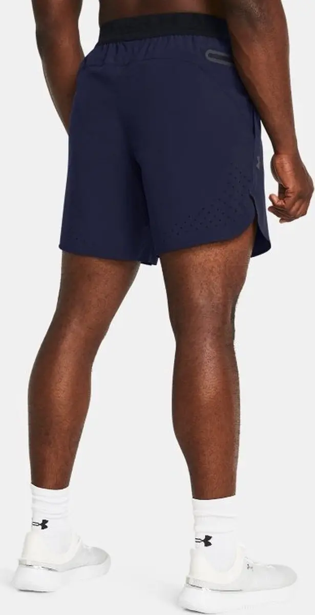 Under Armour Peak Woven Korte Broek L - Midnight Navy/Pitch Gray
