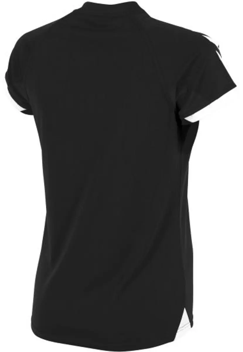 Hummel Fyn Shirt Dames Korte Mouw - Zwart/Wit M