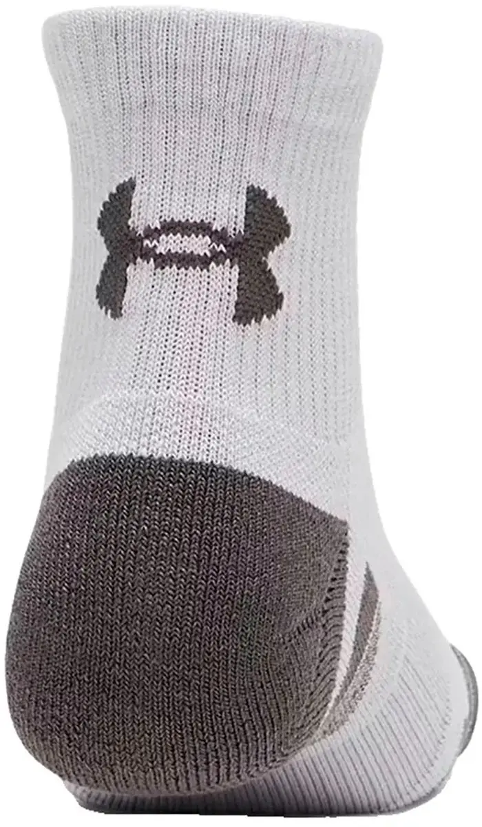 Under Armour Performance Tech Quarter Sokken - 3 Paren - EU 36½-42 - Grijs
