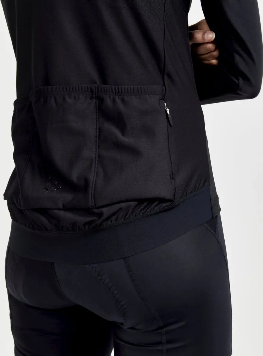 Craft Core Bike Essence LS Jersey Dames - XL - Zwart