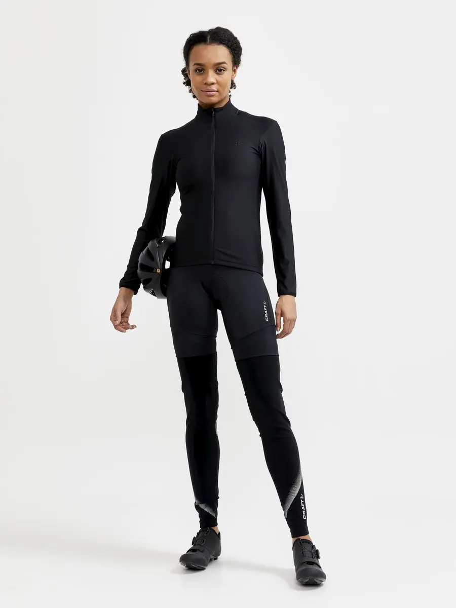 Craft Core Bike Essence LS Jersey Dames - XL - Zwart