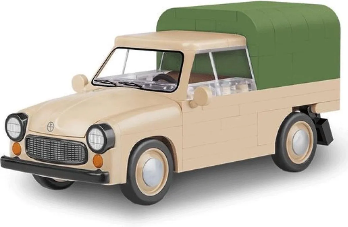 Cobi Youngtimer Syrena R20 - 94 Onderdelen - Beige/Groen