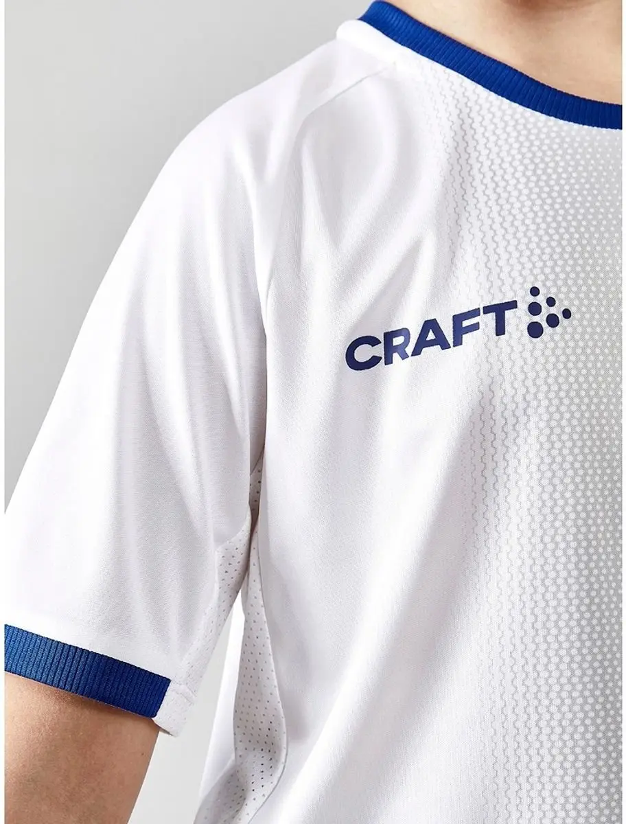 Craft Progress 2.0 Graphic Shirt Korte Mouw - Kinderen 158/164 - Wit