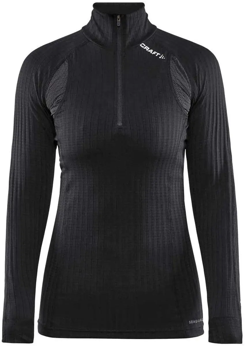 Craft Active Extreme X Zip L/S Thermoshirt Dames - Maat M - Zwart