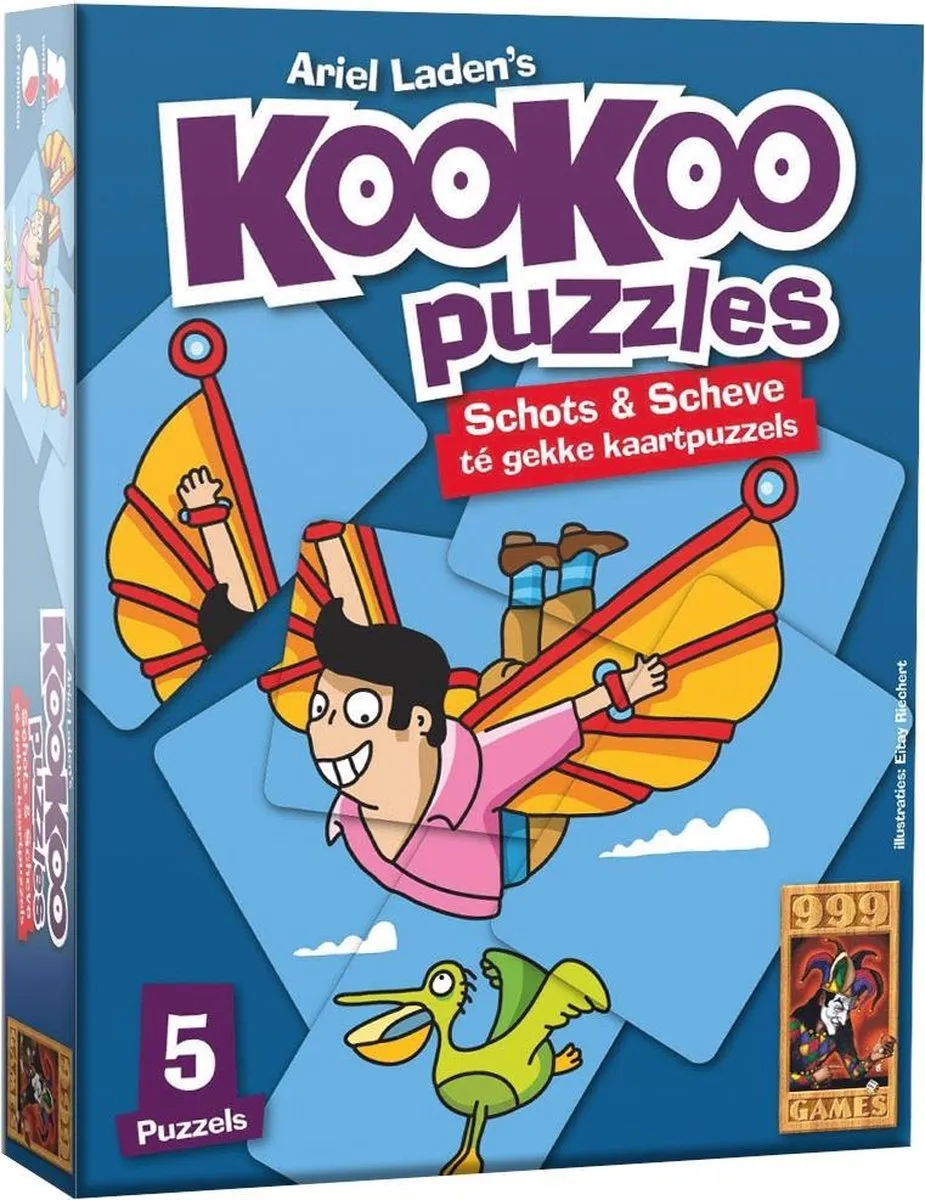 999 Games KooKoo Puzzle Vliegen Kaartspel 999-KOO01