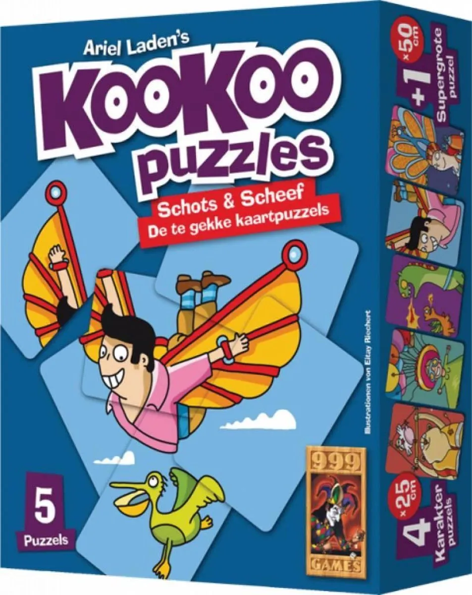 999 Games KooKoo Puzzle Vliegen Kaartspel 999-KOO01