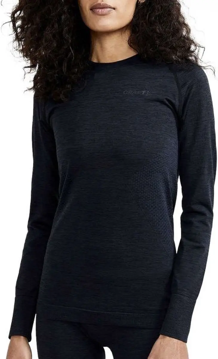 Craft Thermoshirt Dames Lange Mouwen - Maat L - Donkerblauw