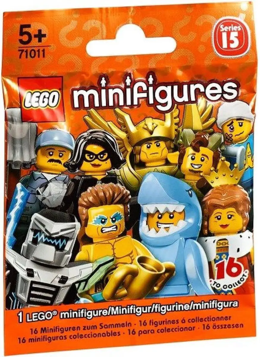 LEGO Minifigures Serie 15 - 8 Stuks - Meerkleurig