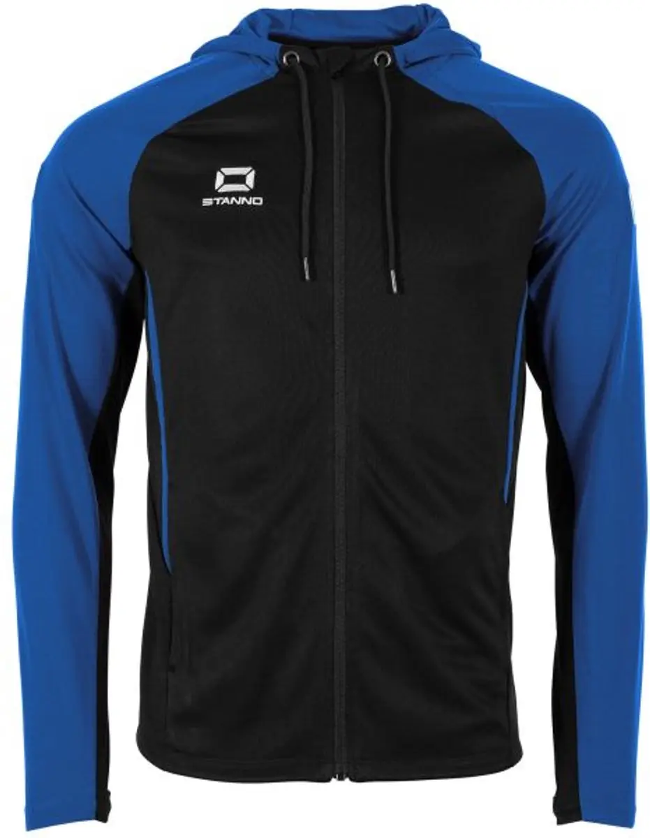 Stanno Stadio Hooded Full Zip Top 128 - Zwart