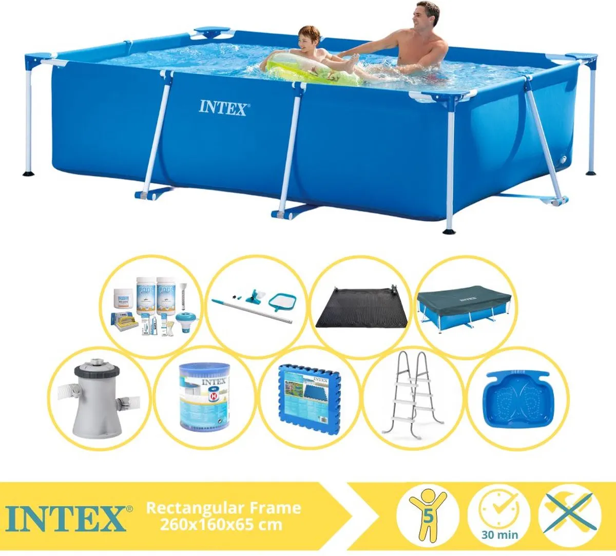 Intex 28271NP Opzetzwembad 260x160x65cm
