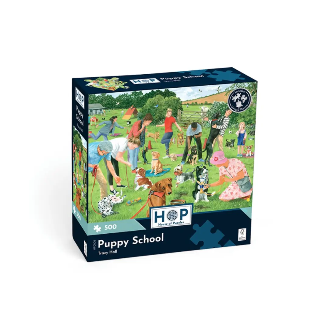 House Of Puzzles Puppy School Legpuzzel 500 Stuks