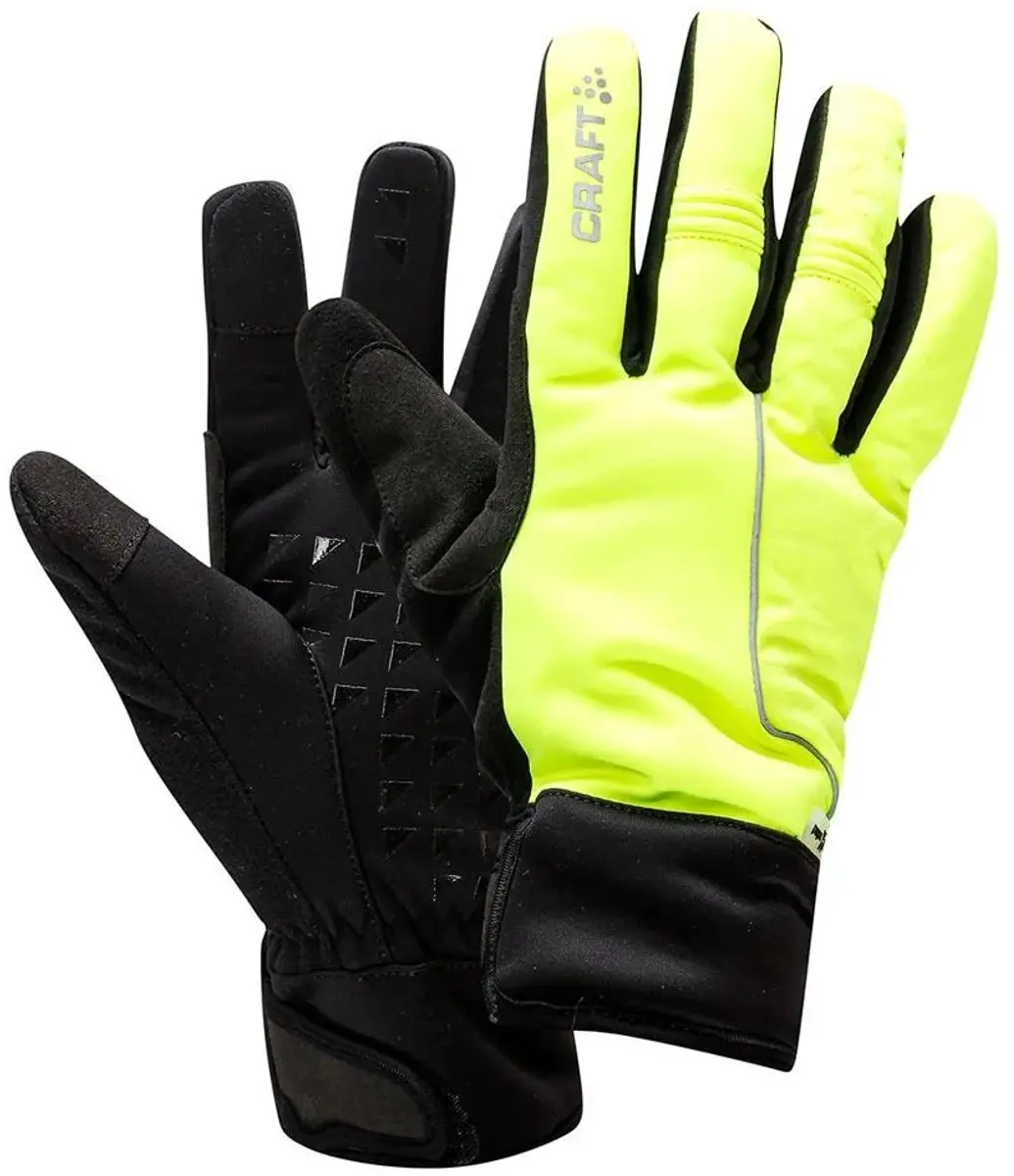 Craft Siberian 2.0 Fietshandschoenen - Fluogeel - Maat L