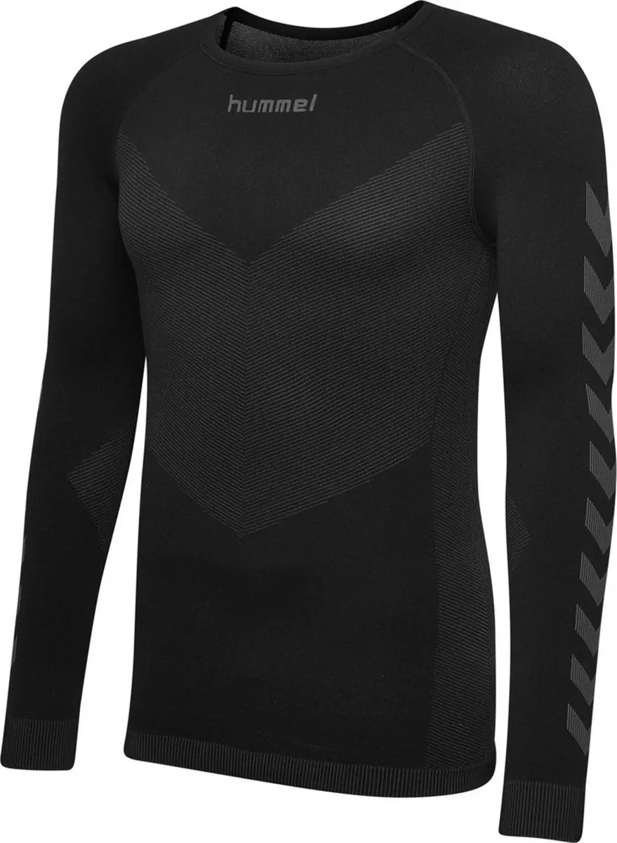 Hummel First Seamless Jersey LS Heren - Zwart