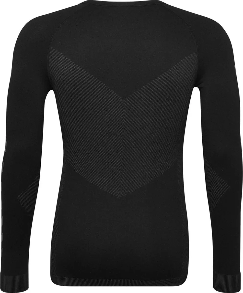 Hummel First Seamless Jersey LS Heren - Zwart - afbeelding 6 van 6