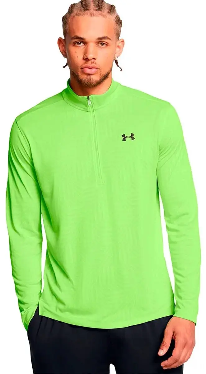 Under Armour Tech Vent Geotessa Sweatshirt - M - Morph Green