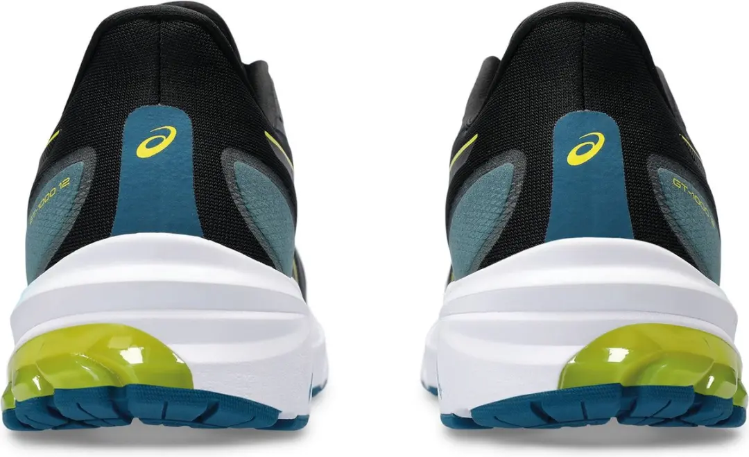 ASICS GT-1000 12 Sportschoenen - Maat 46.5 - Zwart/Geel/Blauw