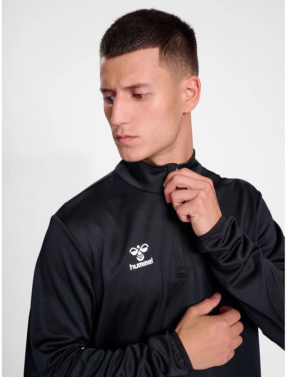 Hummel Essential Ziptop Heren - Zwart L - afbeelding 6 van 6
