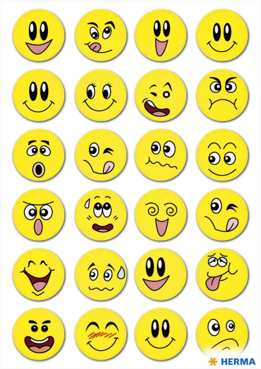 Herma 3657 Smiley Etiketten