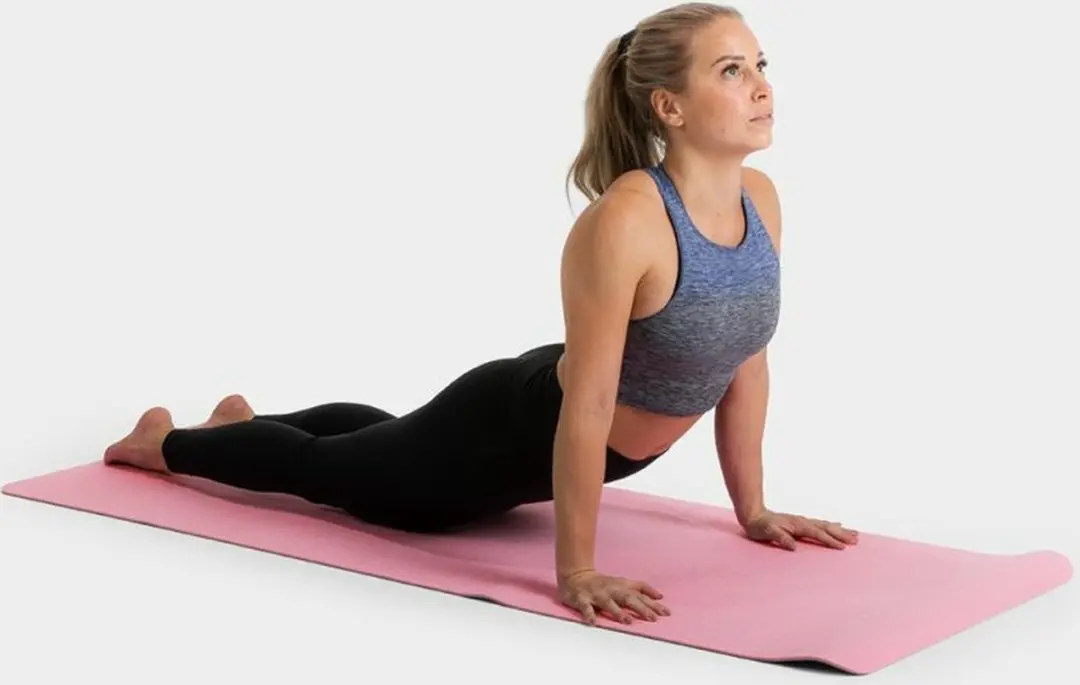 Gymstick Vivid Yoga Mat 170x60cm - Turquoise/Grijs