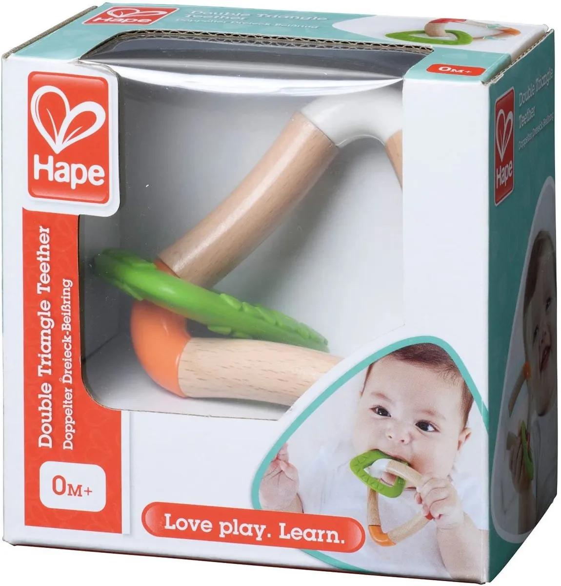 Hape Houten Bijtring - Rood - afbeelding 4 van 6