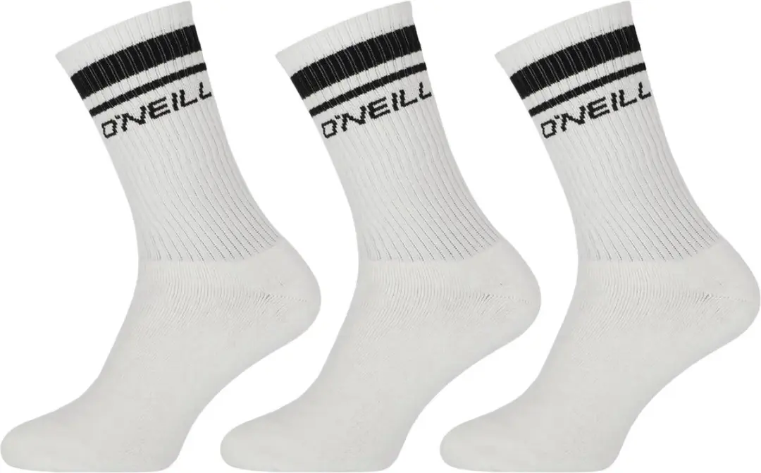 O'Neill Sportsokken Unisex Wit - 3 Paar