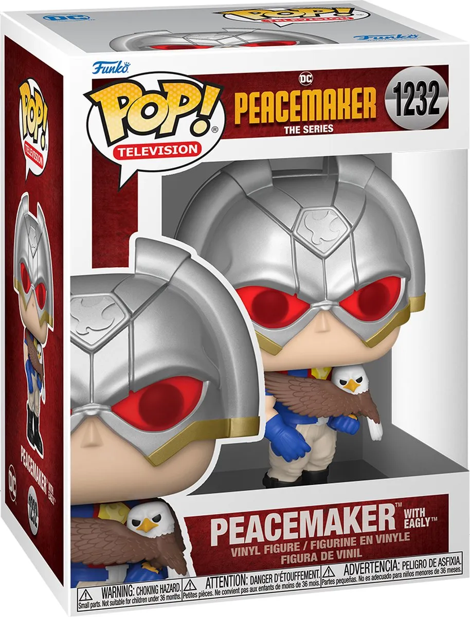Funko DC Comics POP! Peacemaker met Eagly - 9cm - Multicolor