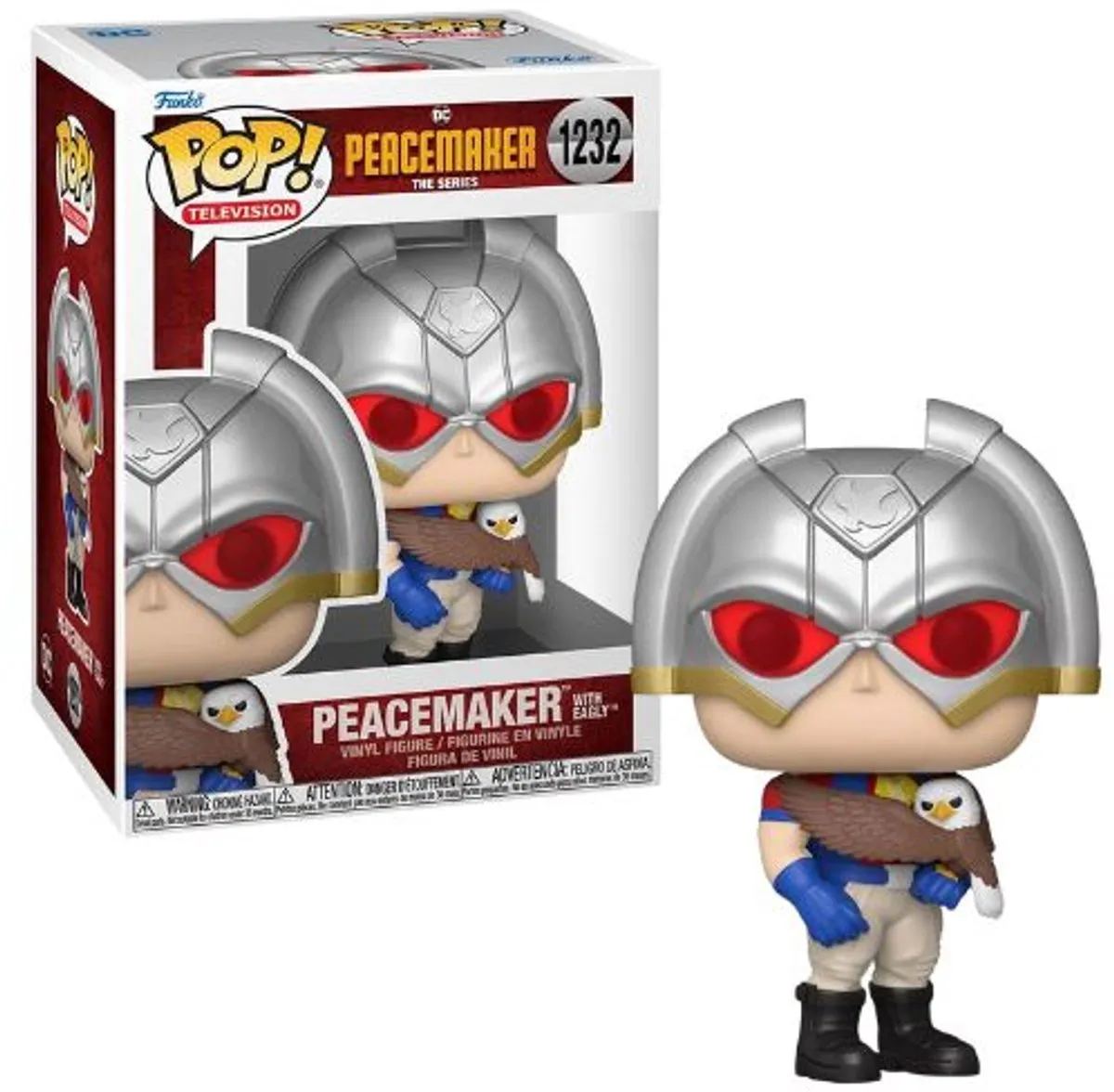 Funko DC Comics POP! Peacemaker met Eagly - 9cm - Multicolor - afbeelding 6 van 6