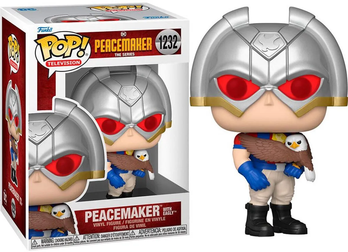 Funko DC Comics POP! Peacemaker met Eagly - 9cm - Multicolor
