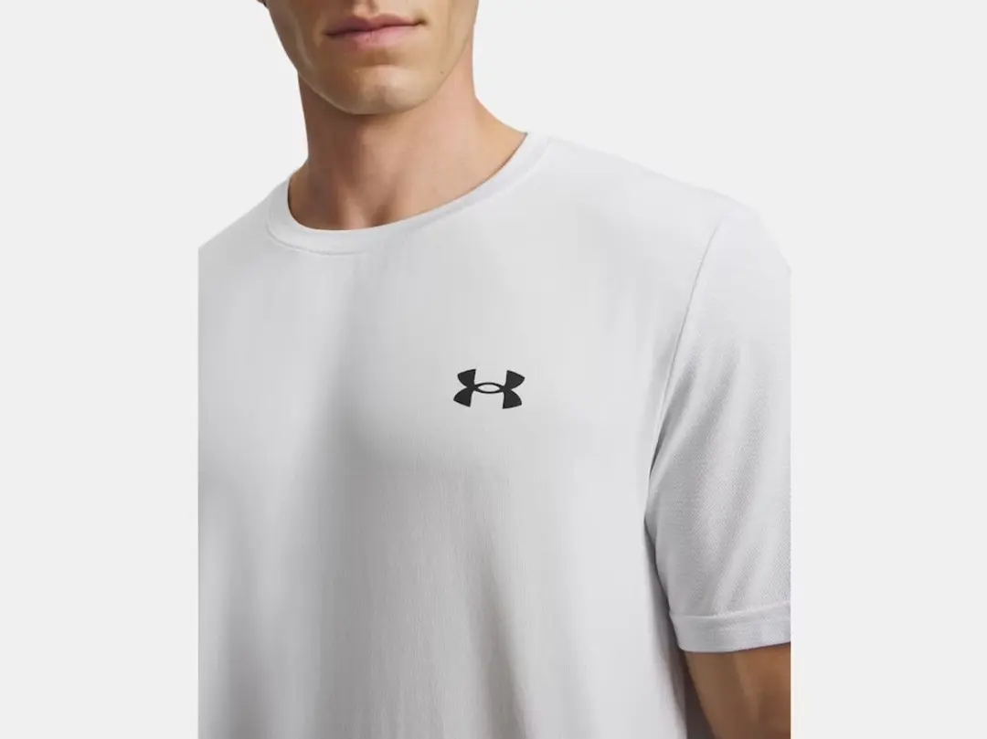 Under Armour UA Vanish Elite Seamless T-shirt Heren - Wit
