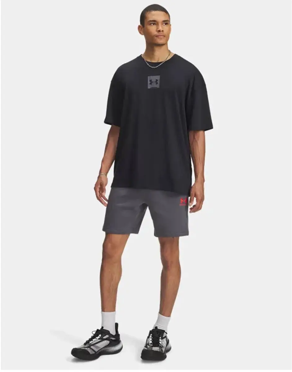 Under Armour Icon Fleece Shorts Taping 1390299 - XL - Grijs