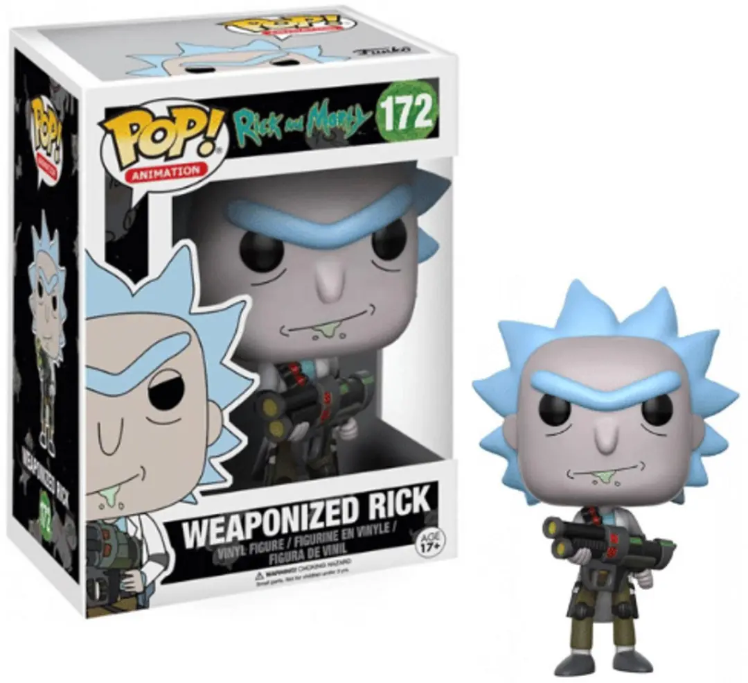 Funko Pop! Weaponized Rick #172 Rick & Morty Verzamelfiguur - Multi
