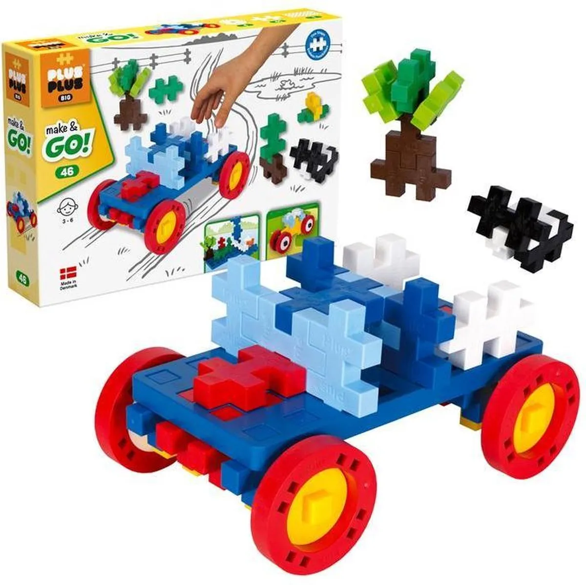 Plus-Plus BIG Make & Go! Constructiespeelgoed 46-delig