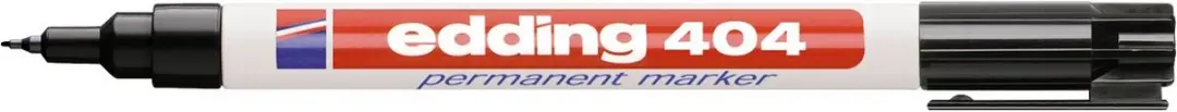 edding 404 Viltstift 0.75mm - Zwart - 10 Stuks