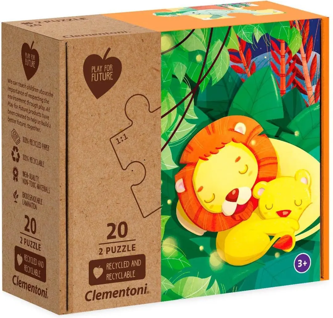Clementoni Jungle Junior Legpuzzel 40 Stuks - Multicolor