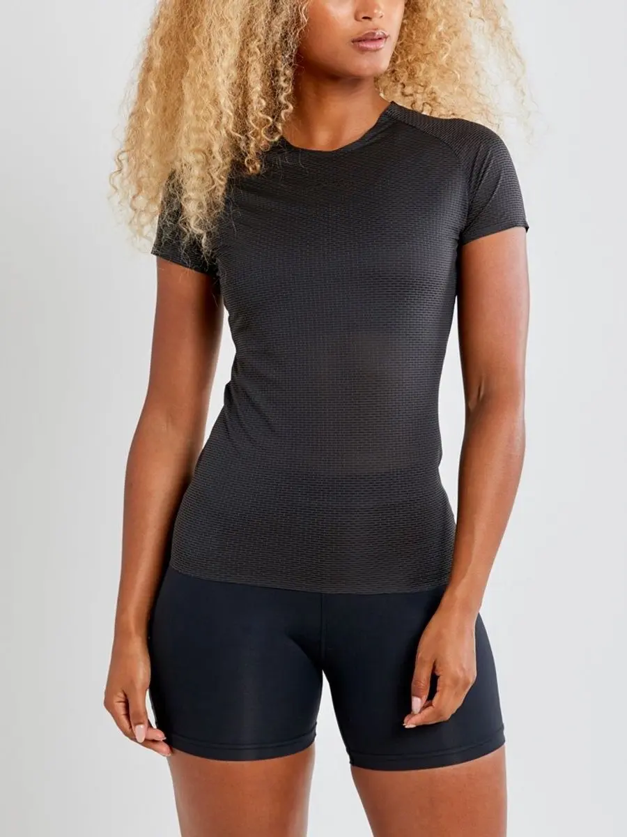 Craft Pro Dry Nanoweight Shirt Dames XXL - Zwart