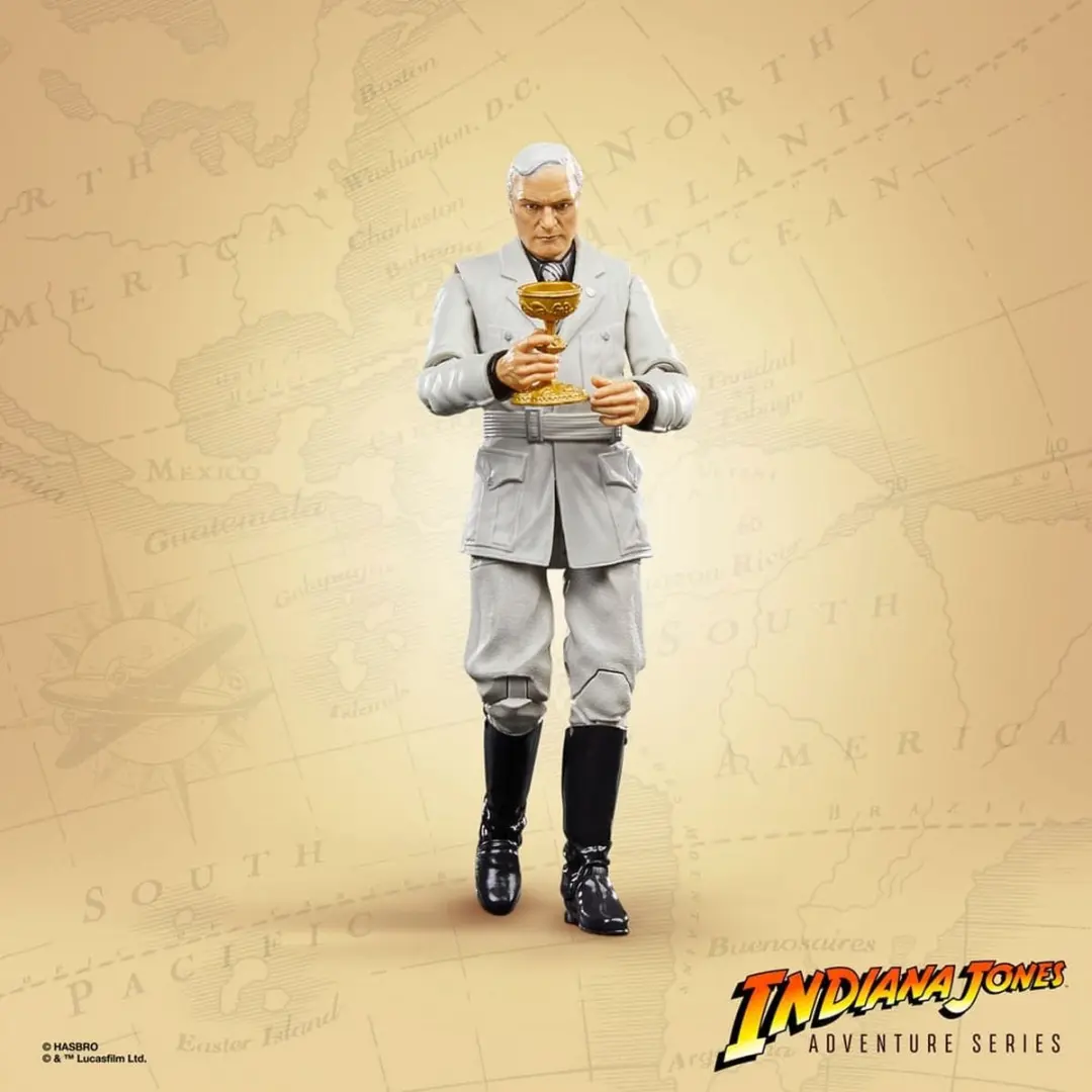 Hasbro Indiana Jones Adventure Series Walter Donovan Actiefiguur 15cm - Multicolor
