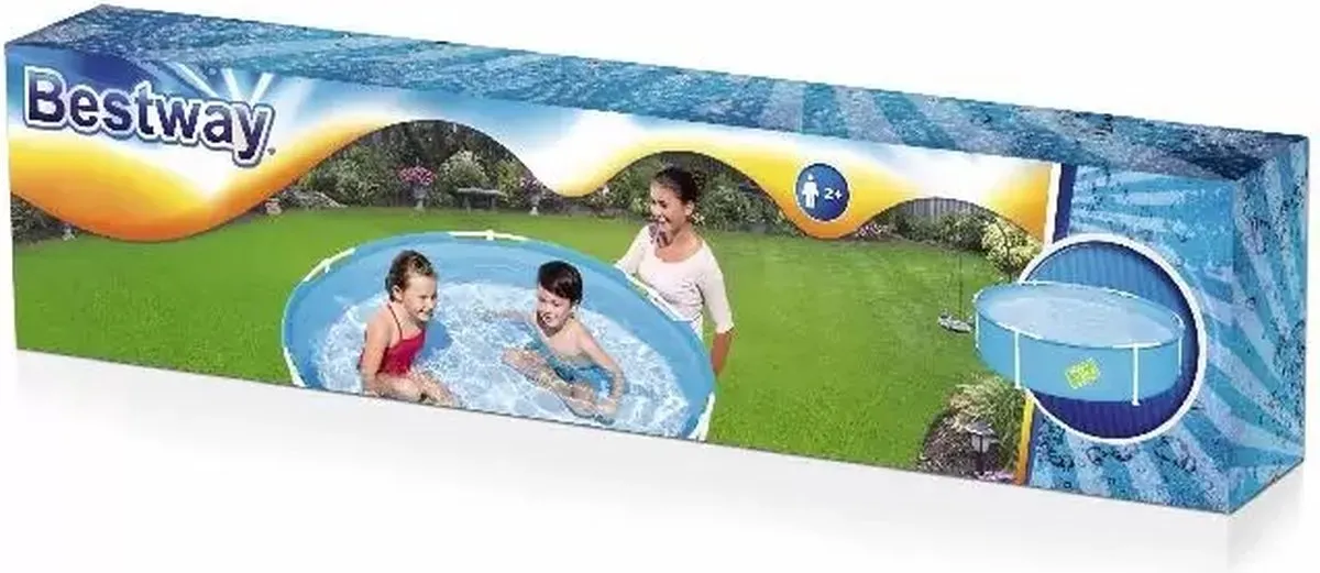 Bestway My First Frame Zwembad 152cm - Blauw