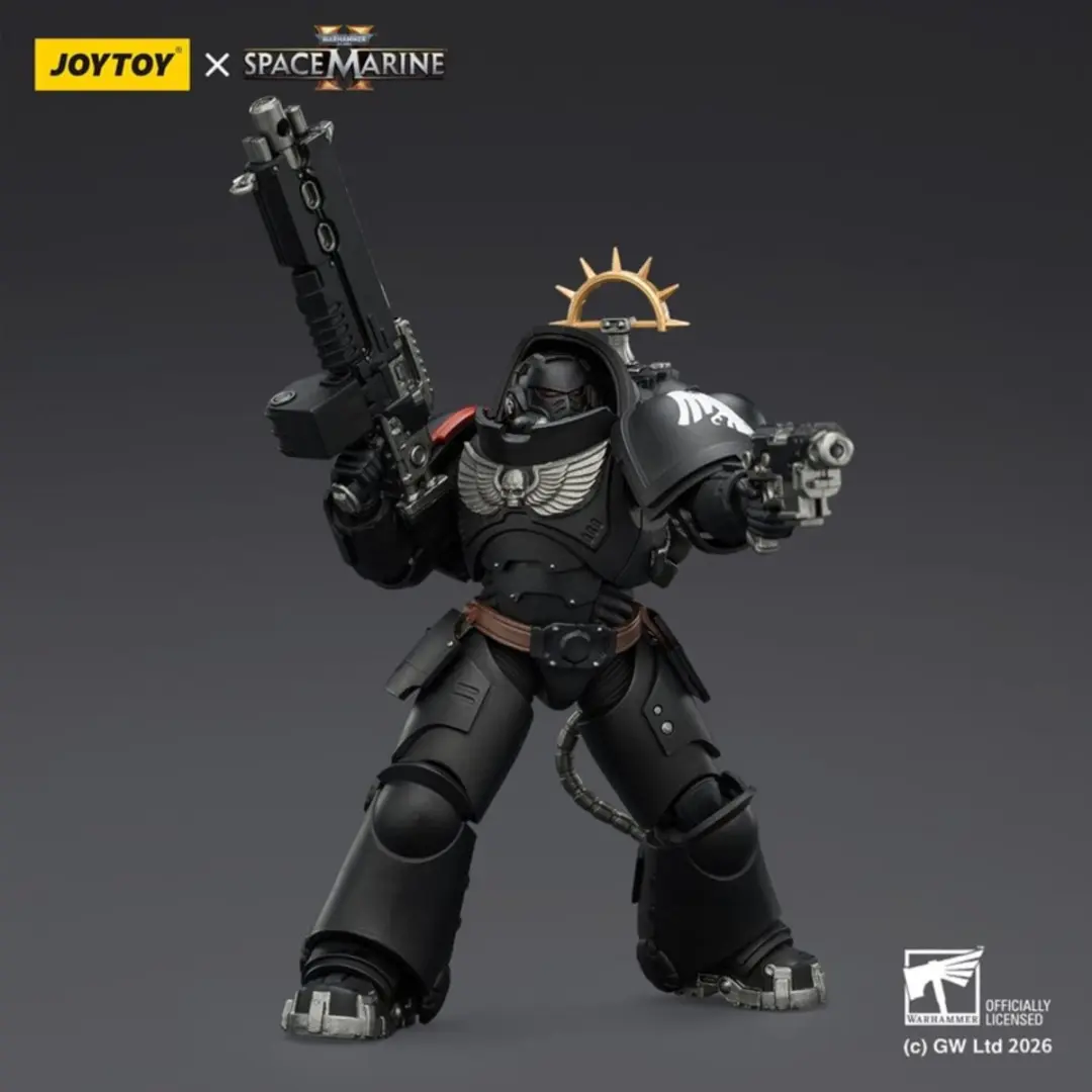 Joy Toy Warhammer 40K Raven Guard Heavy Intercessor JT03707 - 13cm Multicolor