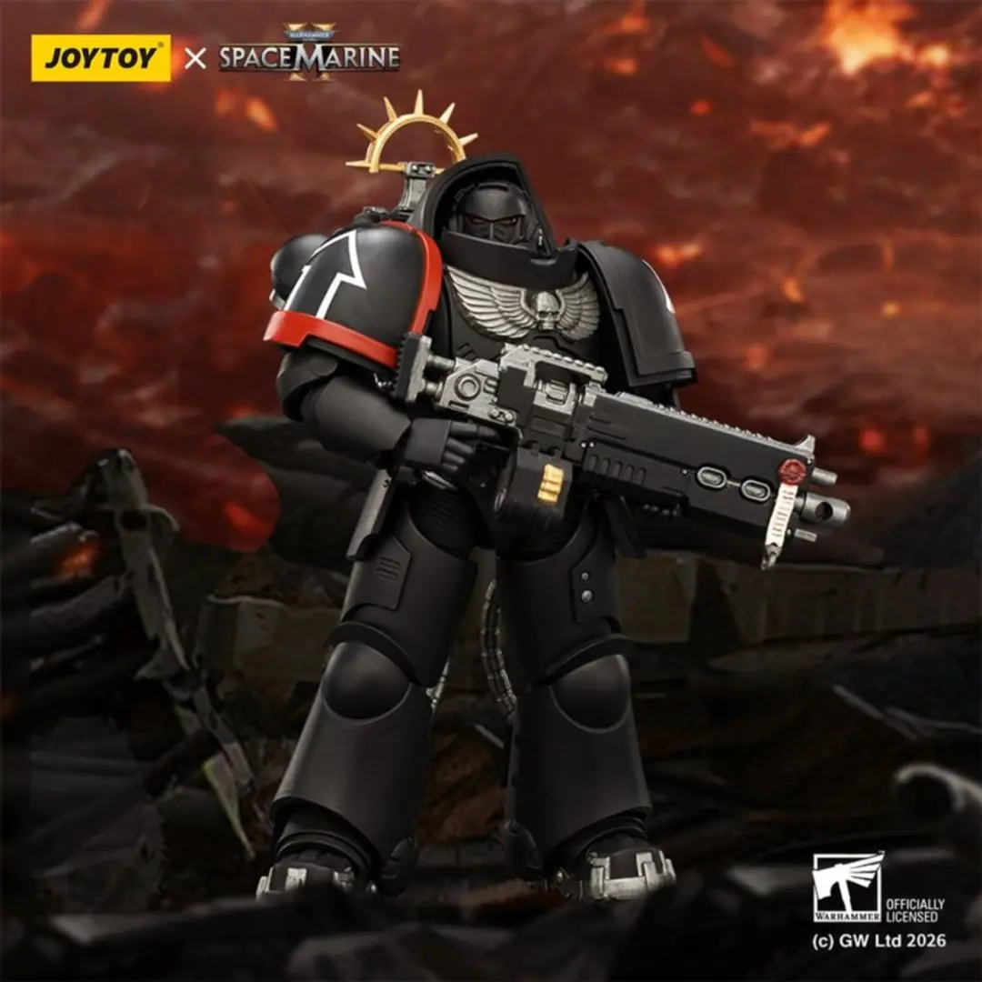 Joy Toy Warhammer 40K Raven Guard Heavy Intercessor JT03707 - 13cm Multicolor - afbeelding 6 van 6