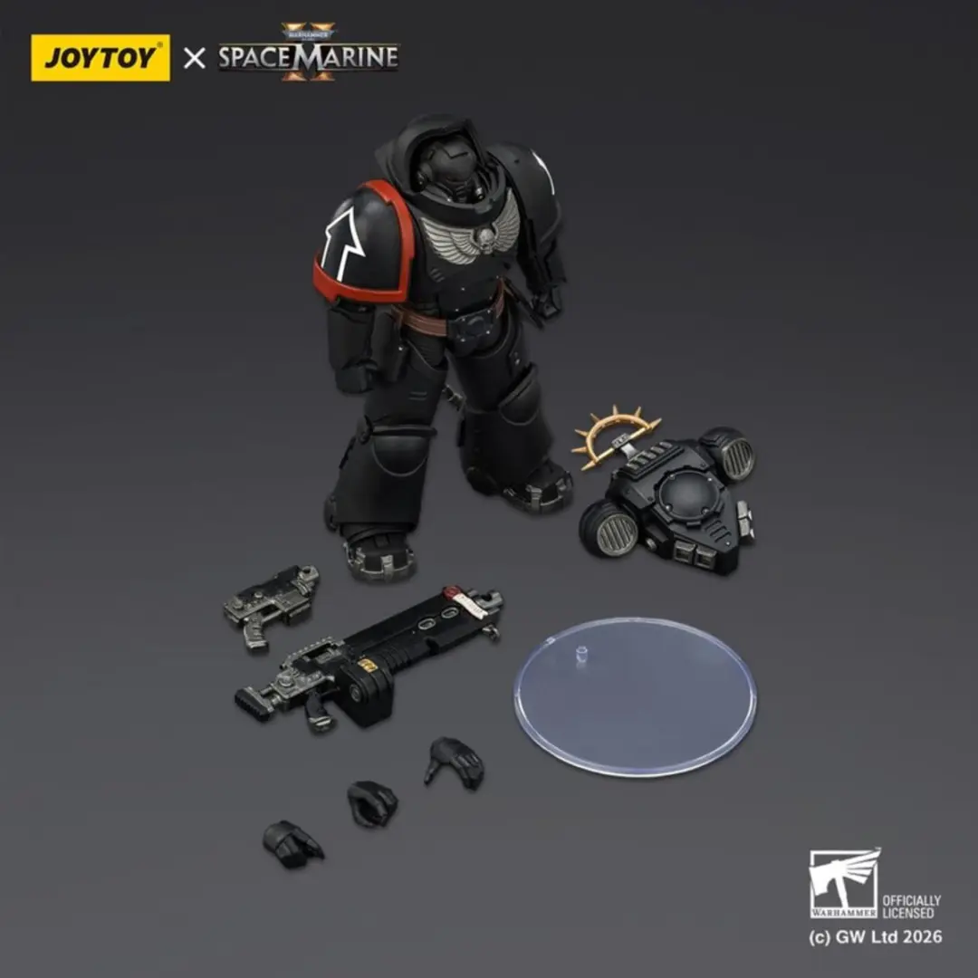 Joy Toy Warhammer 40K Raven Guard Heavy Intercessor JT03707 - 13cm Multicolor
