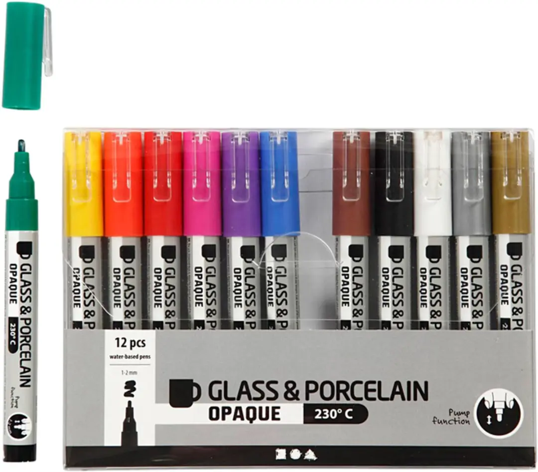 Creativ Company Glas Porseleinstiften 1-2mm