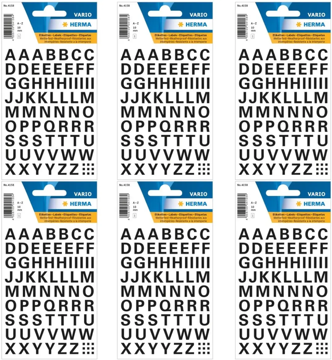 Herma Alfabet Stickers A-Z 10mm