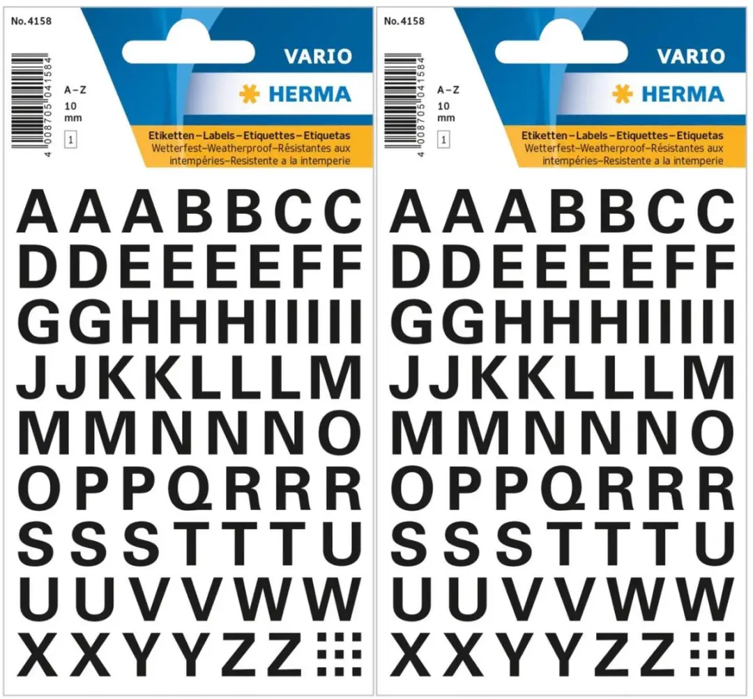 Herma Alfabet Stickers A-Z 10mm