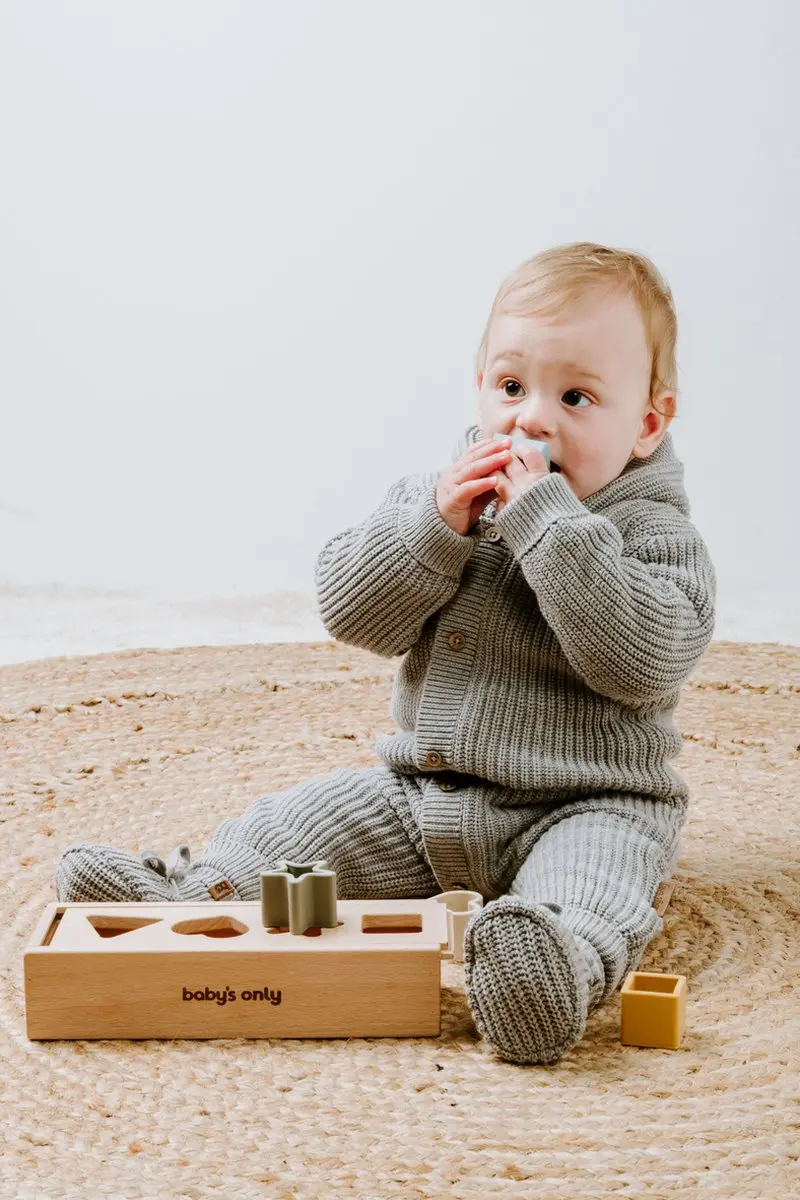 Baby's Only Houten Vormenstoof Earth - 4 Stuks