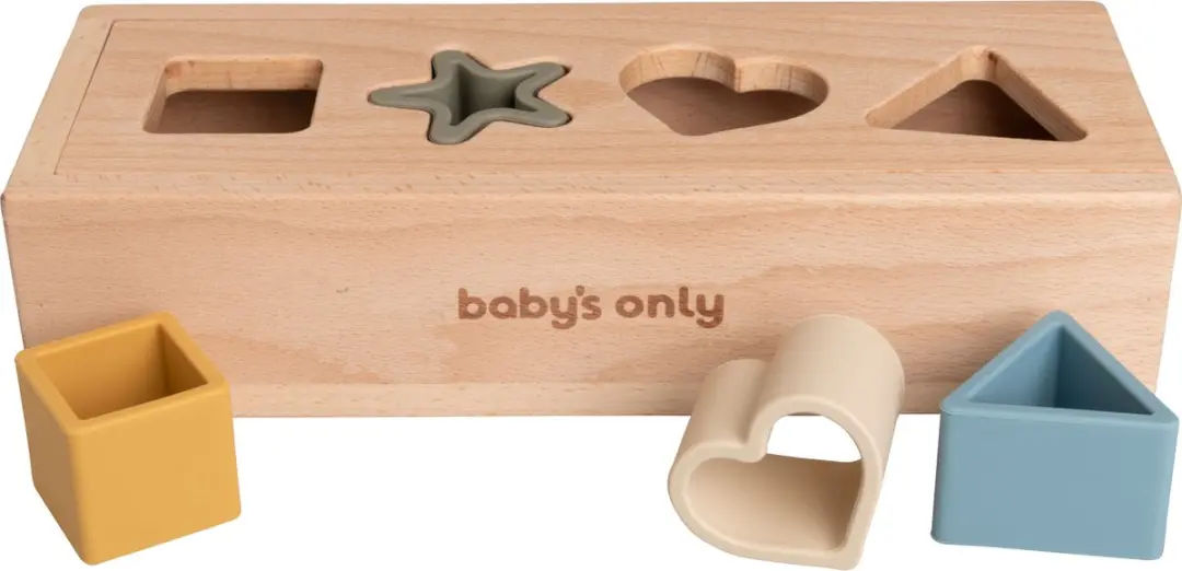 Baby's Only Houten Vormenstoof Earth - 4 Stuks